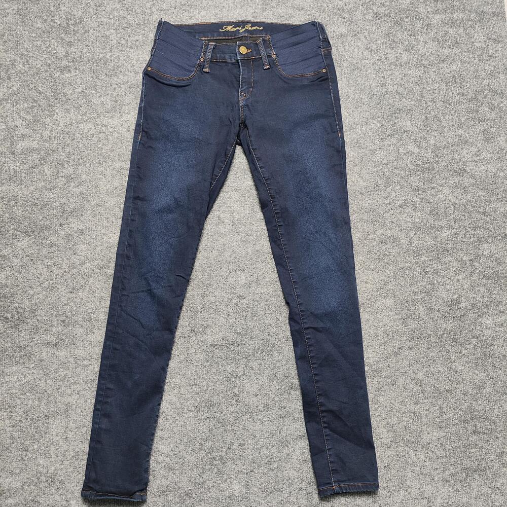 Mavi Reina Jeans Womens 28x30 Dark Wash Blue Low Rise Skinny Stretch Denim